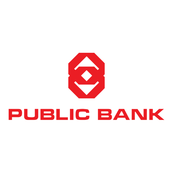 Public Bank logo — me88 MYR payment partner