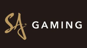 SA Gaming logo — me88 live casino provider